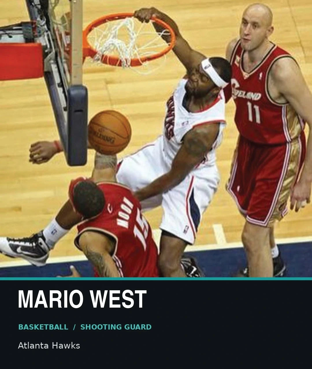 Mario West, basketball shooting guard, Atlanta Hawks