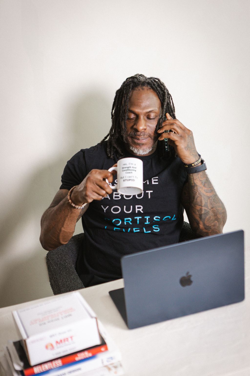 Coach Jamal on a coaching call